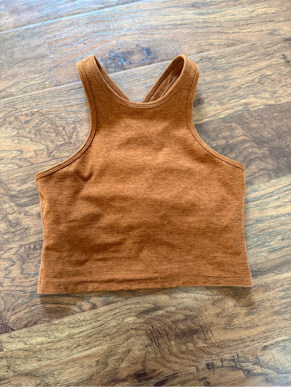 Beyond Yoga Rust Brown Cropped Racerback Tank Top NEVER WORN SMALL!